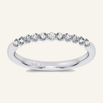 0.25CT Round Certified Lab Grown Diamond Band