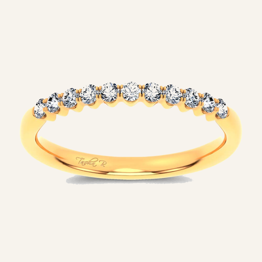 0.24CT Round Certified Lab Grown Diamond Enhancer Band