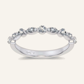 0.25CT Round Cut Certified Lab Grown Diamond Band