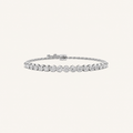 1CT Round Cut Lab Grown Diamond Bolo Bracelet