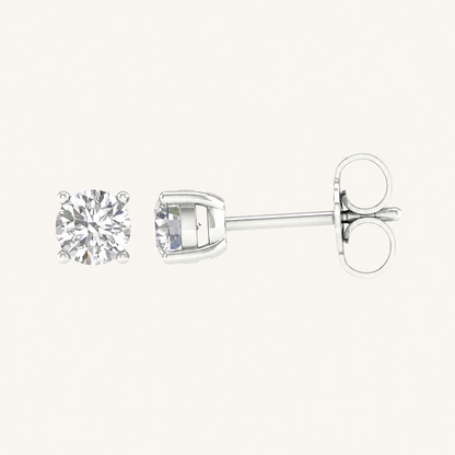 3.00CT Round Cut Lab Grown Diamond Earring