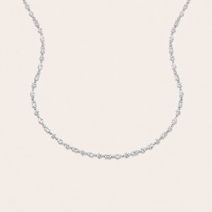 1CT Pear Cut Lab Grown Diamond Statement Necklace
