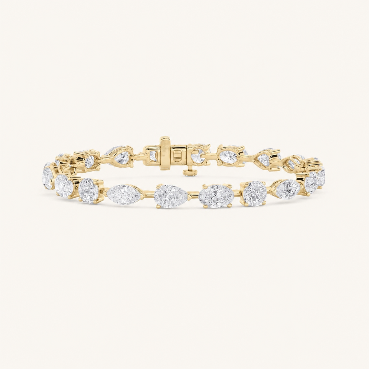8CT Multistone lab grown diamond East & West tennis Bracelet