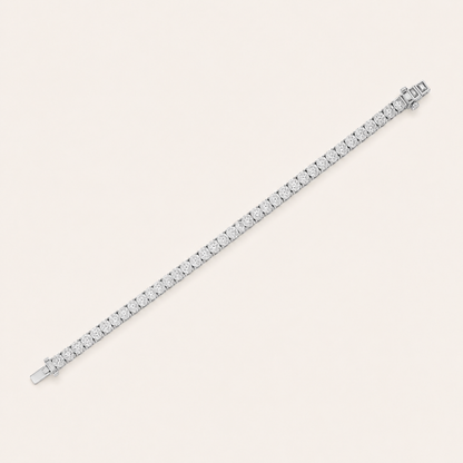 8.25CT Oval Cut Lab Grown Diamond Tennis Bracelet