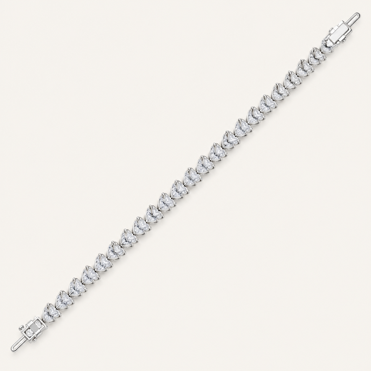 11.52CT Pear Cut Lab Grown Diamond Tennis Bracelet