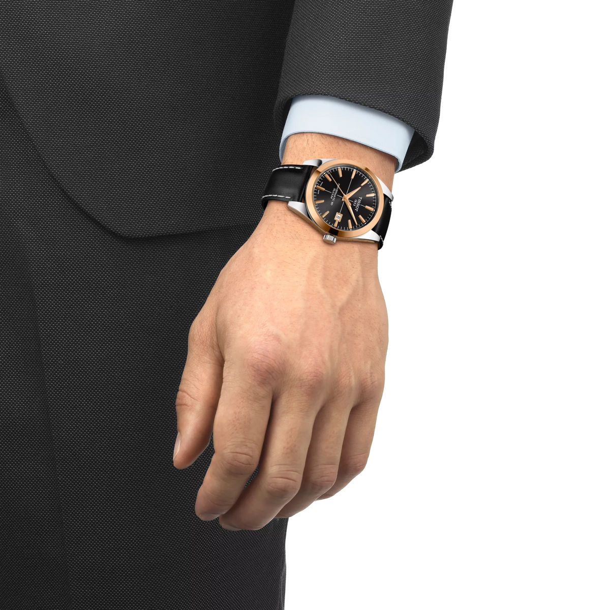 Tissot Gentleman Gold bezel 40mm 5