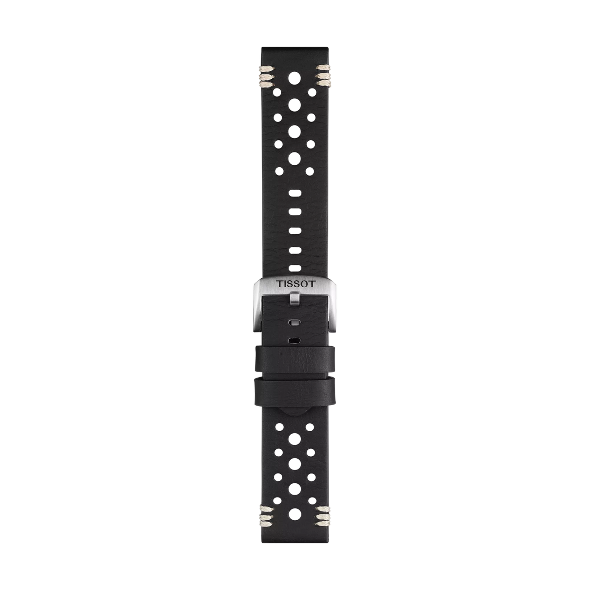 Tissot Official Black Leather Strap Lugs 22 mm 1