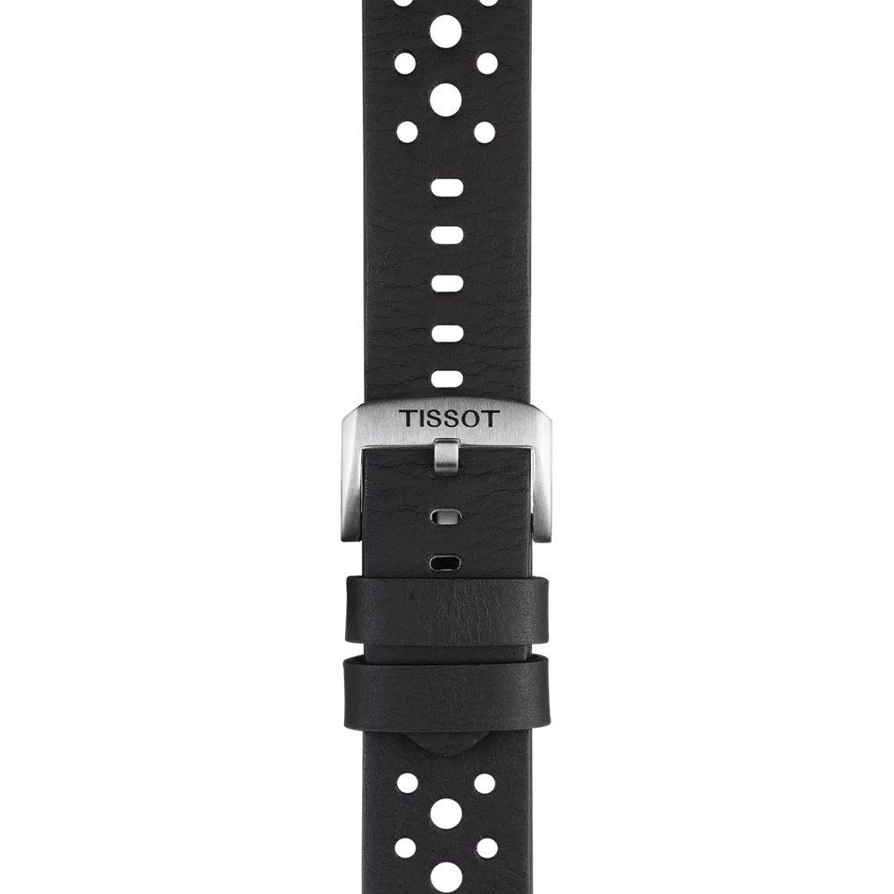 Tissot Official Black Leather Strap Lugs 22 mm 2