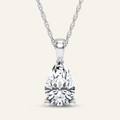 1.00CT Pear Cut Certified Lab Grown Diamond Pendant