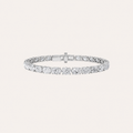 7.5CT Oval Cut Lab Grown Diamond East & West Tennis Bracelet