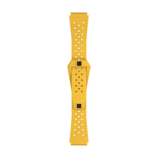 Tissot Official Yellow Sideral Rubber Strap 1