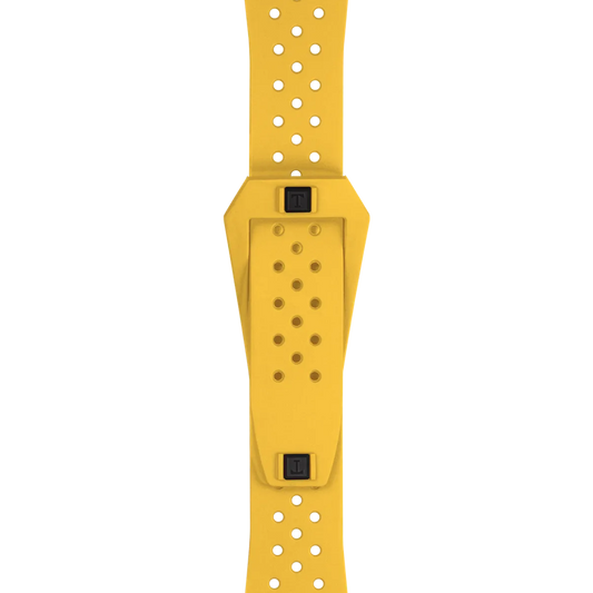 Tissot Official Yellow Sideral Rubber Strap 2