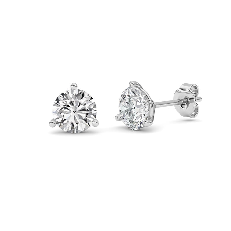 14K White Gold Earring KJ01724E.RD-3-21F