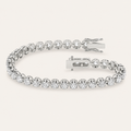 7.00CT Round Cut Lab Grown Diamond Tennis Bracelet
