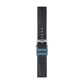 Tissot Official Blue Leather and Rubber Strap Lugs 22 mm 1