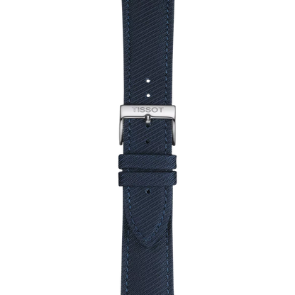 Tissot Official Blue Textile Strap Lugs 22 mm 2