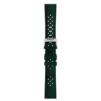 Tissot Official Green Rubber Strap Lugs 20mm 1