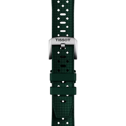 Tissot Official Green Rubber Strap Lugs 20mm 2