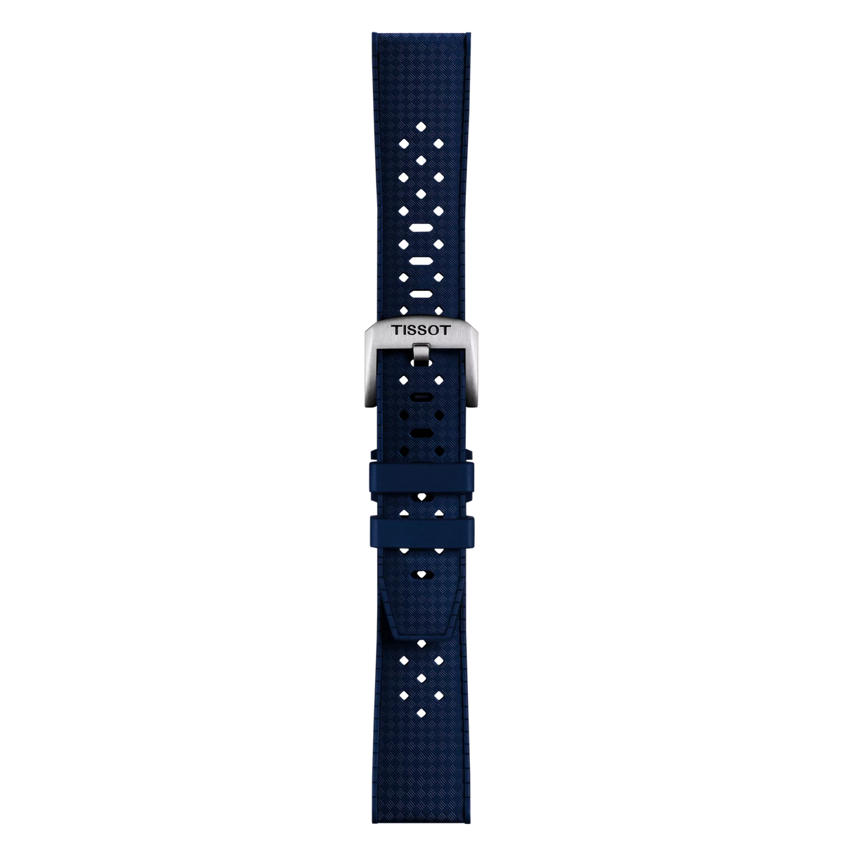 Tissot Official Blue Rubber Strap Lugs 20mm 1