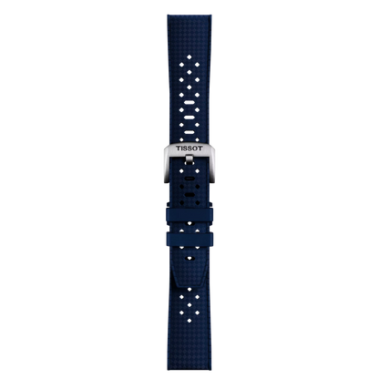 Tissot Official Blue Rubber Strap Lugs 20mm 1