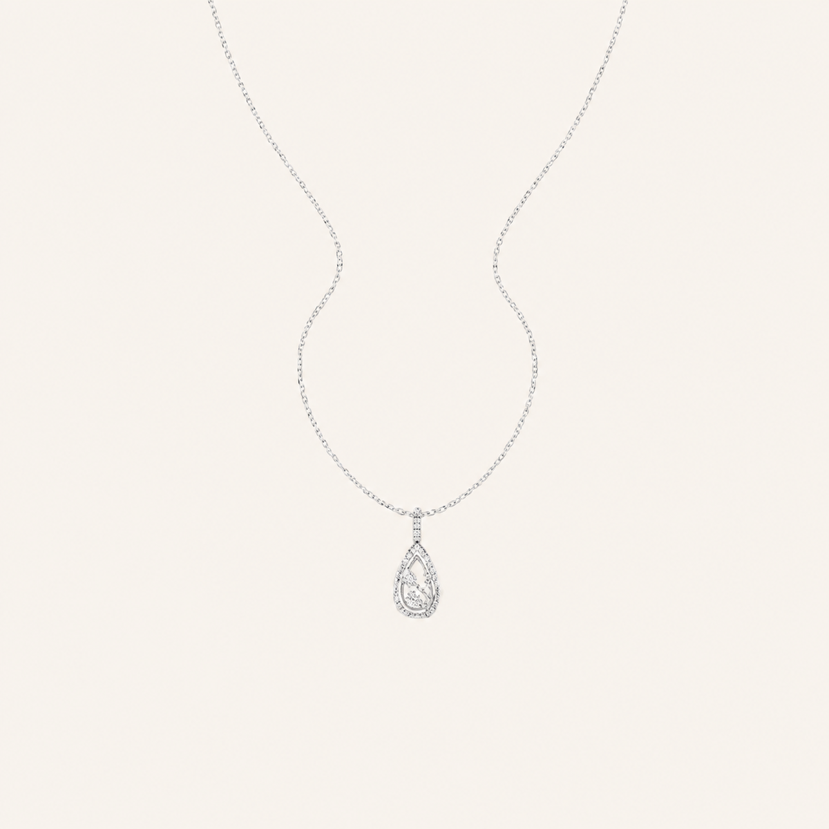 1CT Marquise Cut Lab Grown Diamond Pendant Necklace