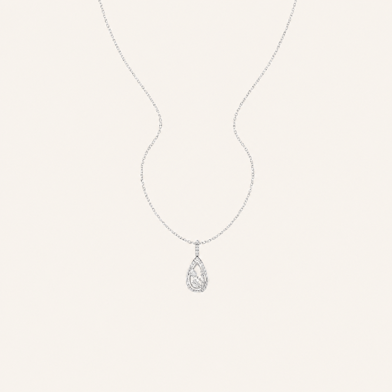 1CT Marquise Cut Lab Grown Diamond Pendant Necklace