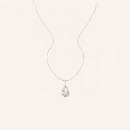 1CT Marquise Cut Lab Grown Diamond Pendant Necklace
