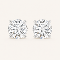 1.00CT Round Cut Lab Grown Diamond Earring