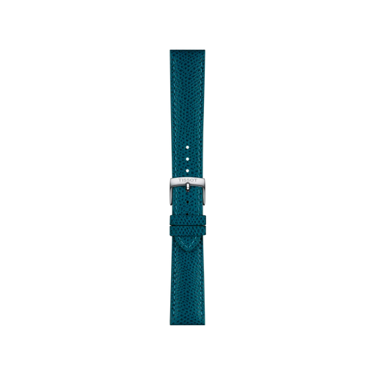 Tissot Official Turquoise Leather Strap Lugs 18 mm 1