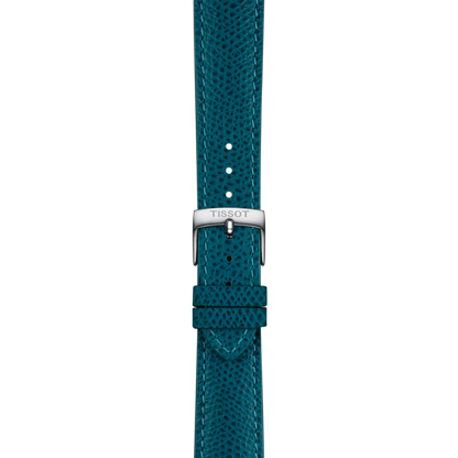 Tissot Official Turquoise Leather Strap Lugs 18 mm 2