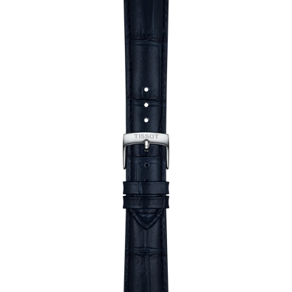 Tissot Official Blue Leather Strap Lugs 18mm 2