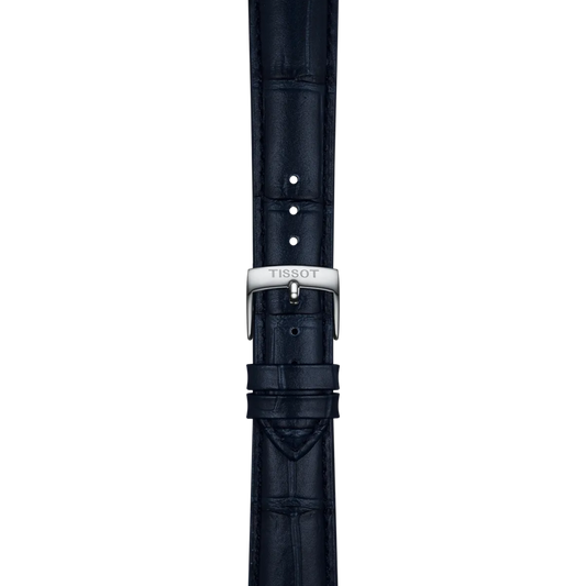 Tissot Official Blue Leather Strap Lugs 18mm 2