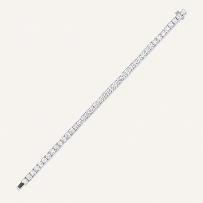 10CT Round Cut Lab Grown Diamond Tennis Bracelet