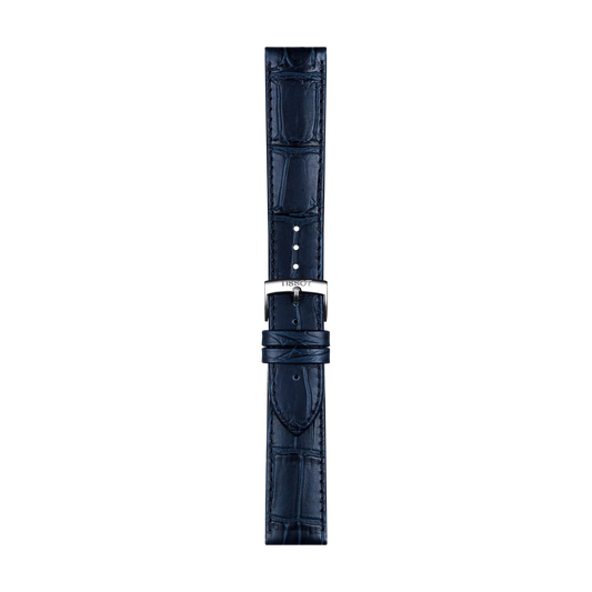 Tissot Official Blue Leather Strap Lugs 20 mm 1