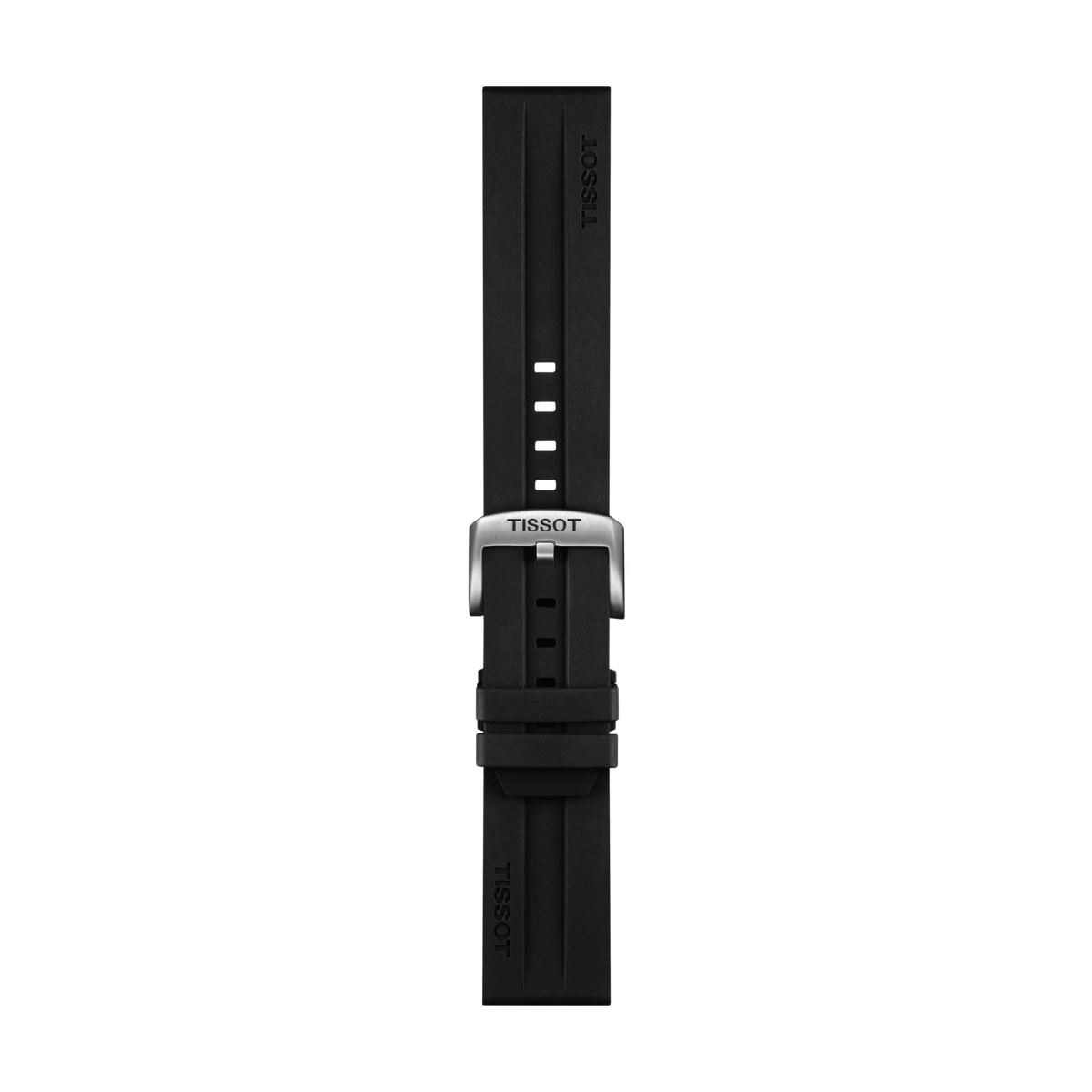 Tissot Official Black Rubber Strap Lugs 22mm 1