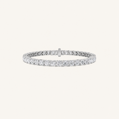 14CT Round Cut Lab Grown Diamond Tennis Bracelet