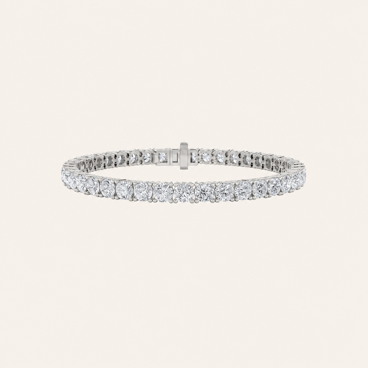 11CT Round Cut Lab Grown Diamond Tennis Bracelet