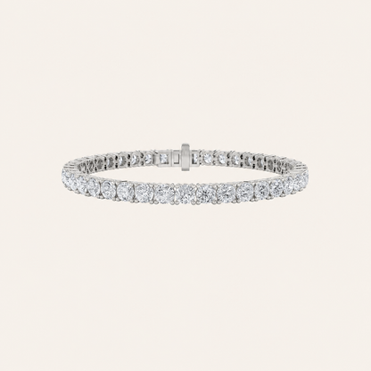 11CT Round Cut Lab Grown Diamond Tennis Bracelet