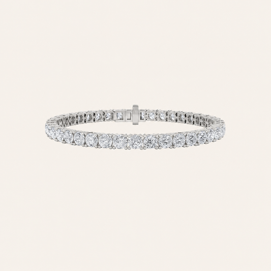 11CT Round Cut Lab Grown Diamond Tennis Bracelet