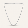 7.50CT Round Cut Lab Grown Diamond Tennis Necklace