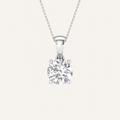 2.00CT Round Cut Lab Grown Diamond Pendant