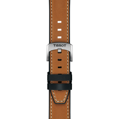 Tissot Official Light Brown Leather Strap Lugs 21 mm 2