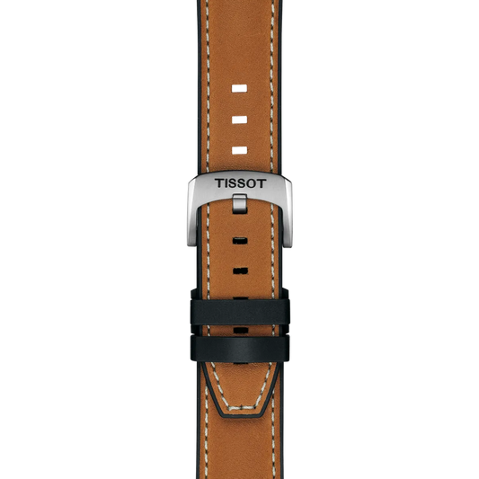 Tissot Official Light Brown Leather Strap Lugs 21 mm 2