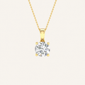 1.00CT Round Cut Lab Grown Diamond Pendant