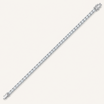 3.75CT Round Cut Lab Grown Diamond Tennis Bracelet