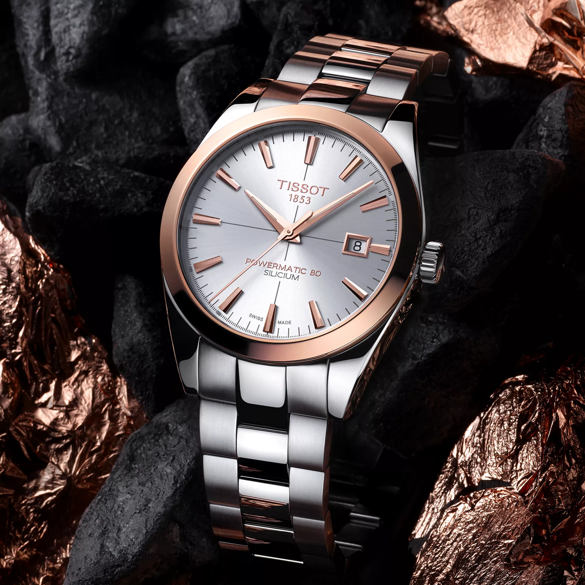 Tissot Gentleman Gold bezel 40mm 7