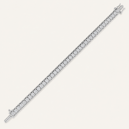 3.00CT Round Cut Lab Grown Diamond Tennis Bracelet