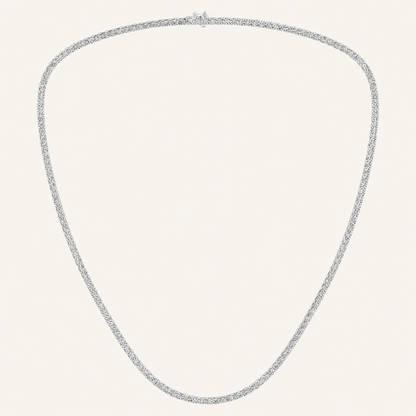 15.00CT Round Cut Lab Grown Diamond Necklace