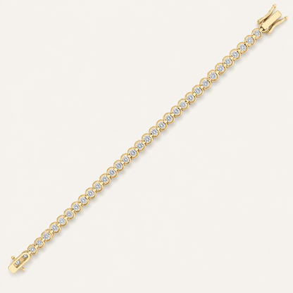 3.00CT Round Cut Lab Grown Diamond Tennis Bracelet
