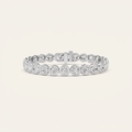 15CT Round Cut Lab Grown Diamond Tennis Bracelet